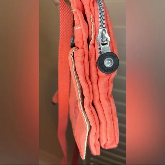 Kipling Orange Crossbody Bag with Keychain - Picture 3 of 5